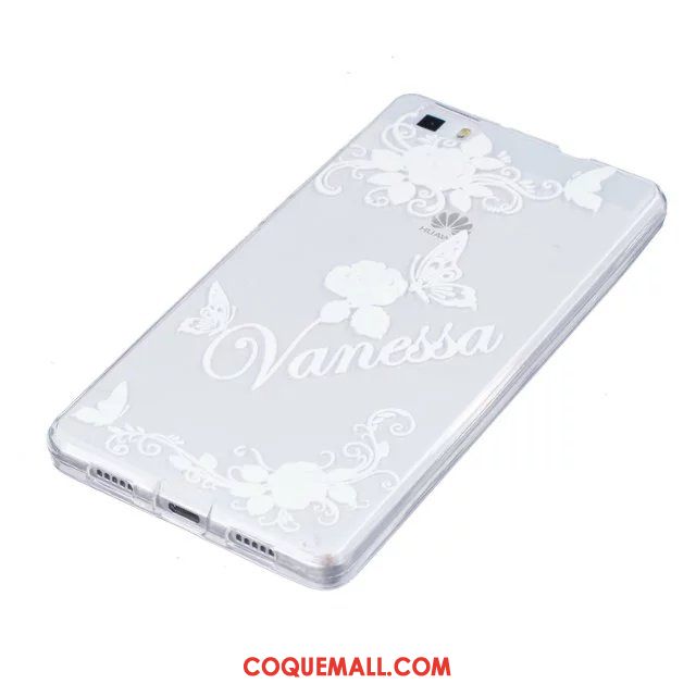 Étui Huawei P8 Lite Jeunesse Peinture Fleurs, Coque Huawei P8 Lite Gaufrage Téléphone Portable