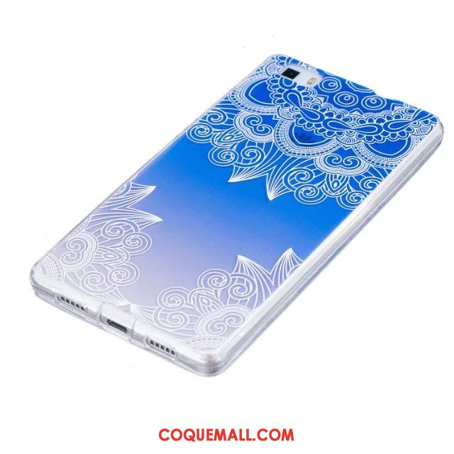 Étui Huawei P8 Lite Jeunesse Peinture Fleurs, Coque Huawei P8 Lite Gaufrage Téléphone Portable