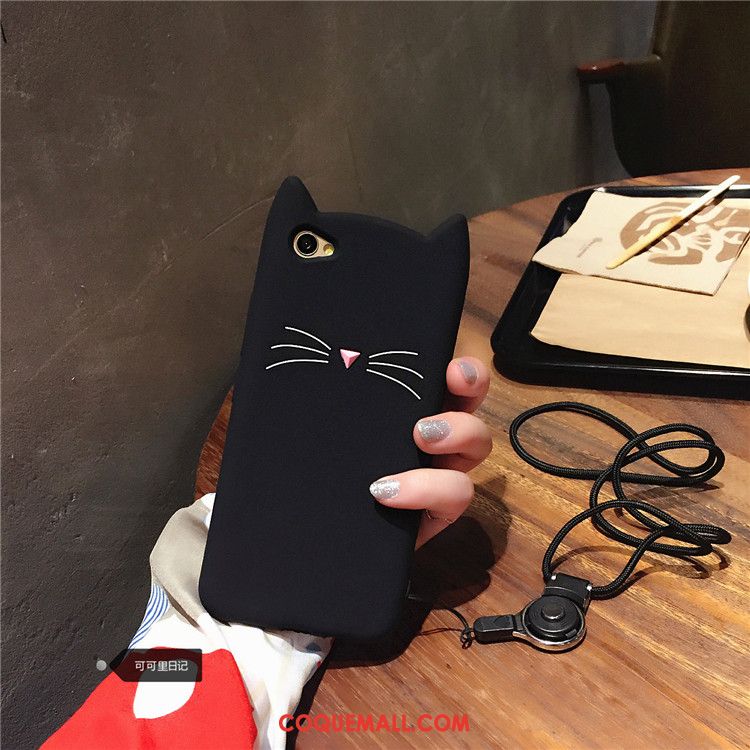 Étui Huawei P8 Lite Protection Chat Téléphone Portable, Coque Huawei P8 Lite Ornements Suspendus Dessin Animé