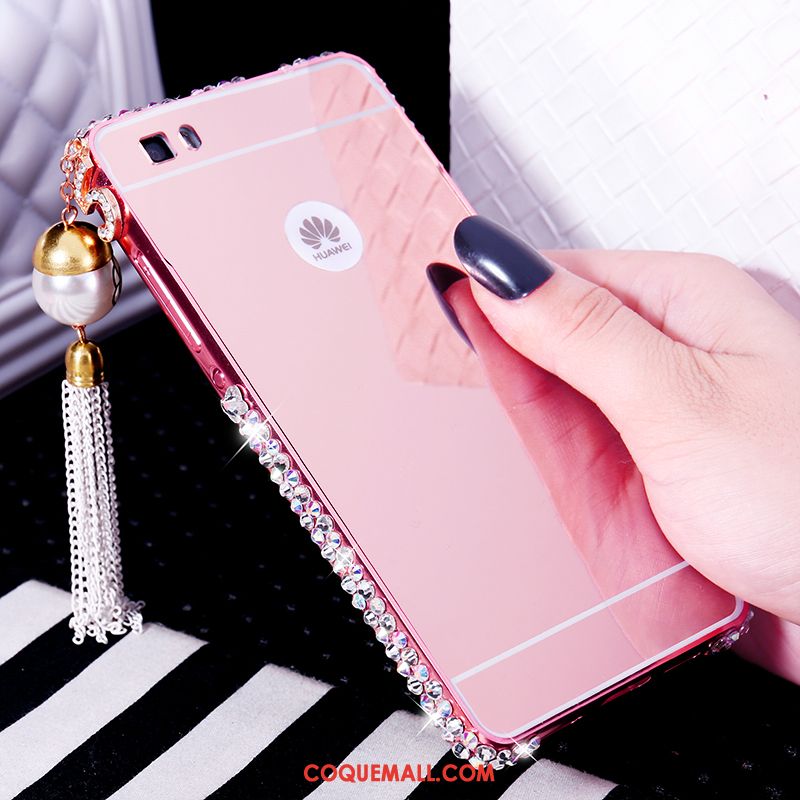 Étui Huawei P8 Lite Protection Jeunesse Métal, Coque Huawei P8 Lite Téléphone Portable Tendance Champagner Farbe