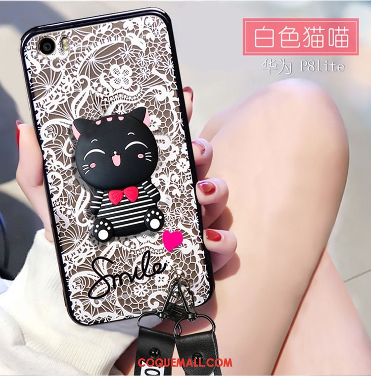 Étui Huawei P8 Lite Téléphone Portable Personnalité Gaufrage, Coque Huawei P8 Lite Jeunesse Dessin Animé