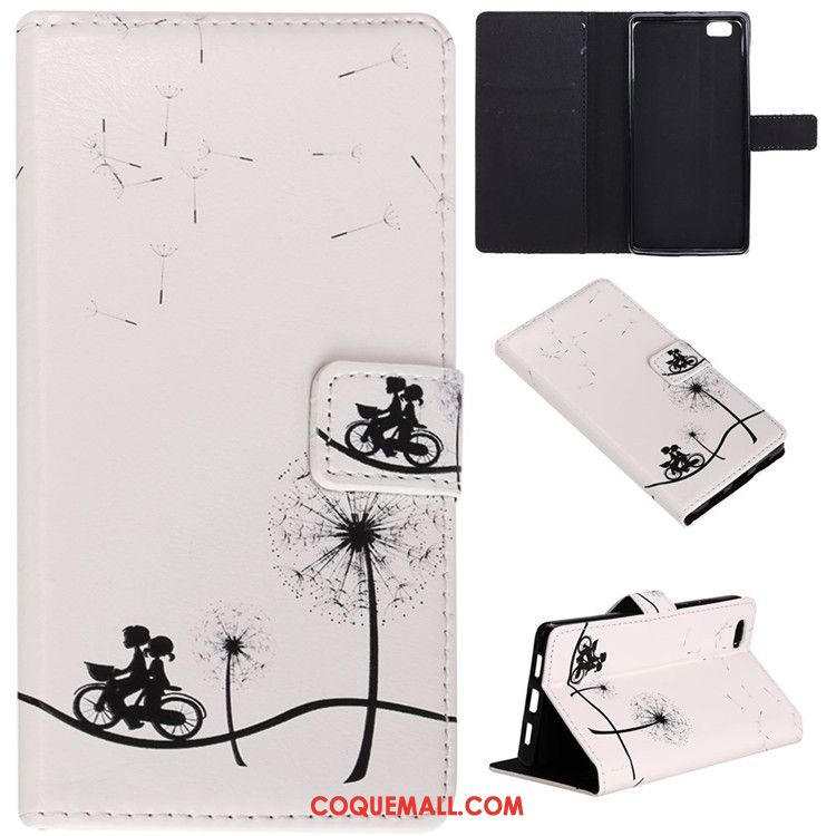 Étui Huawei P8 Lite Téléphone Portable Vert Tendance, Coque Huawei P8 Lite Silicone Dessin Animé