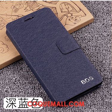 Étui Huawei P8 Lite Étui En Cuir Bleu Téléphone Portable, Coque Huawei P8 Lite Protection Jeunesse