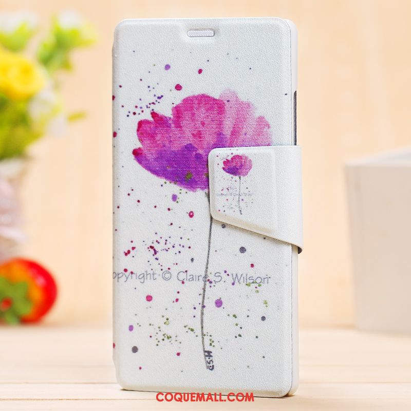 Étui Huawei P8 Lite Étui En Cuir Protection Téléphone Portable, Coque Huawei P8 Lite Rose Jeunesse