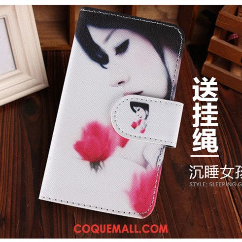 Étui Huawei P8 Personnalité Étui En Cuir Ornements Suspendus, Coque Huawei P8 Clamshell Dessin Animé