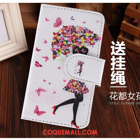 Étui Huawei P8 Personnalité Étui En Cuir Ornements Suspendus, Coque Huawei P8 Clamshell Dessin Animé