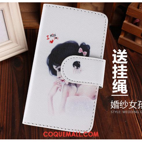 Étui Huawei P8 Personnalité Étui En Cuir Ornements Suspendus, Coque Huawei P8 Clamshell Dessin Animé