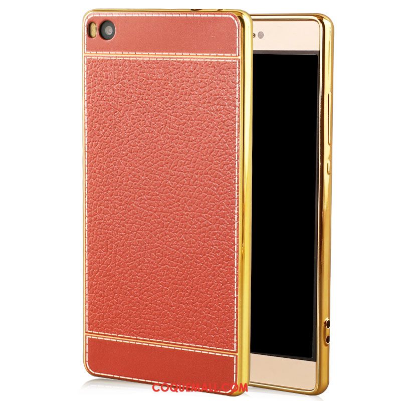 Étui Huawei P8 Placage Élégant Étui En Cuir, Coque Huawei P8 Tout Compris Téléphone Portable