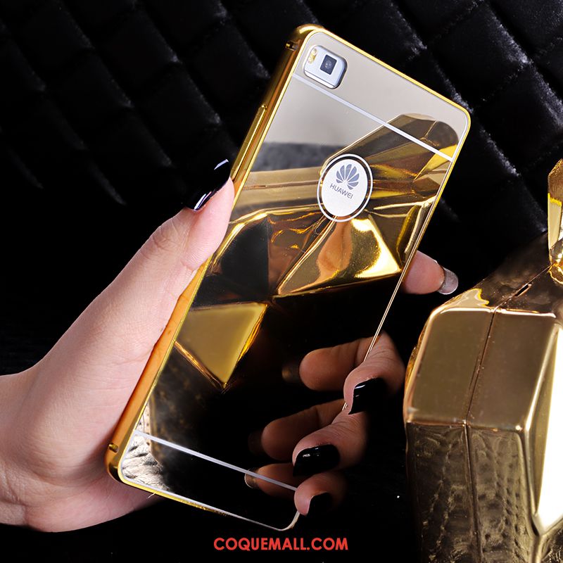 Étui Huawei P8 Tendance Métal Protection, Coque Huawei P8 Personnalité Téléphone Portable Champagner Farbe