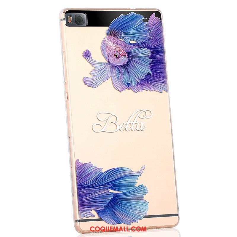 Étui Huawei P8 Transparent Incassable Silicone, Coque Huawei P8 Tout Compris Tendance