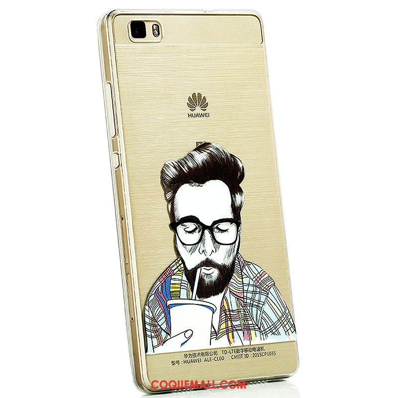 Étui Huawei P8 Transparent Tout Compris Silicone, Coque Huawei P8 Fluide Doux Téléphone Portable