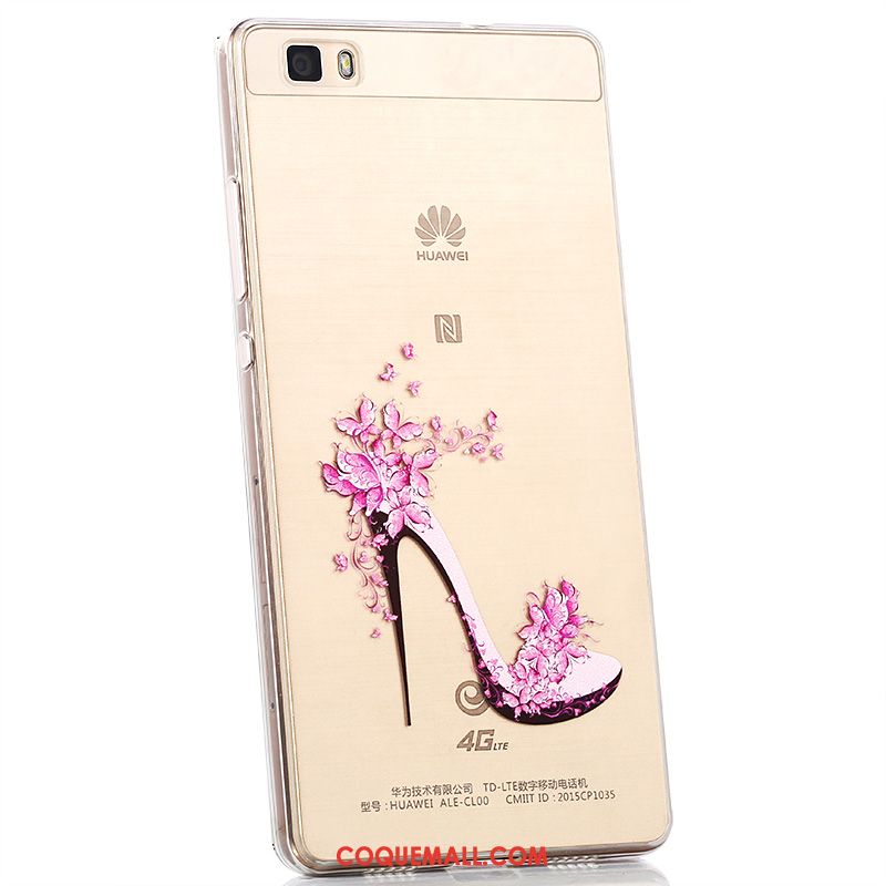 Étui Huawei P8 Transparent Tout Compris Silicone, Coque Huawei P8 Fluide Doux Téléphone Portable