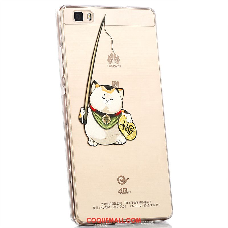 Étui Huawei P8 Transparent Tout Compris Silicone, Coque Huawei P8 Fluide Doux Téléphone Portable