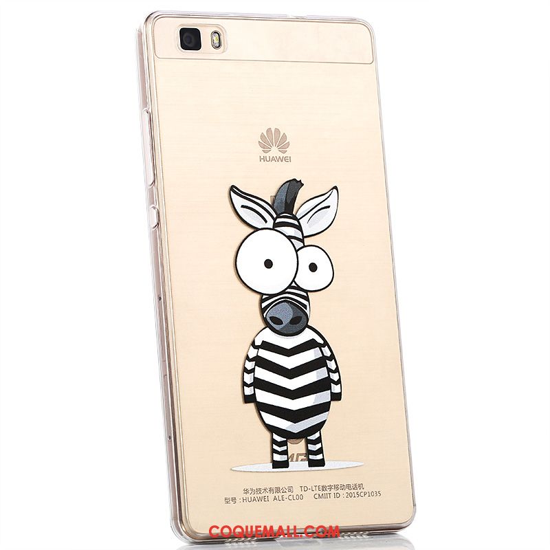 Étui Huawei P8 Transparent Tout Compris Silicone, Coque Huawei P8 Fluide Doux Téléphone Portable