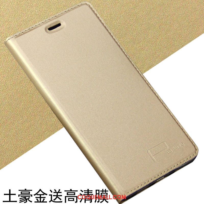 Étui Huawei P8 Étui En Cuir Gris Téléphone Portable, Coque Huawei P8 Clamshell Argent