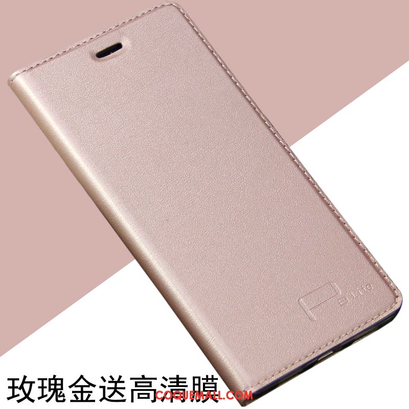 Étui Huawei P8 Étui En Cuir Gris Téléphone Portable, Coque Huawei P8 Clamshell Argent