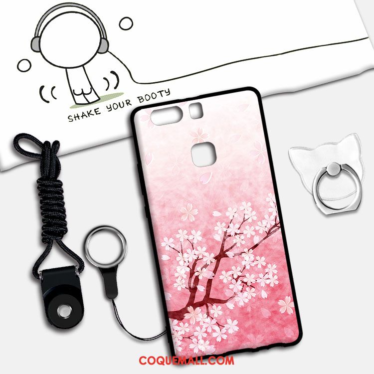 Étui Huawei P9 Dessin Animé Tendance Support, Coque Huawei P9 Protection Incassable