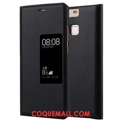 Étui Huawei P9 Haute Étui En Cuir Blanc, Coque Huawei P9 Téléphone Portable Protection