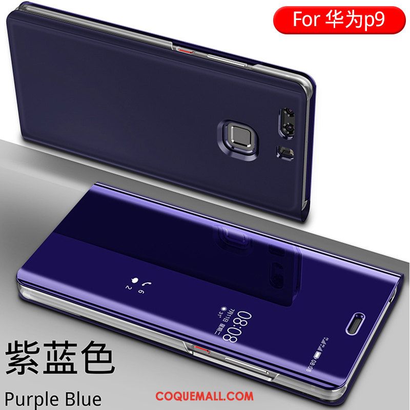 Étui Huawei P9 Incassable Étui En Cuir Rose, Coque Huawei P9 Téléphone Portable Tout Compris
