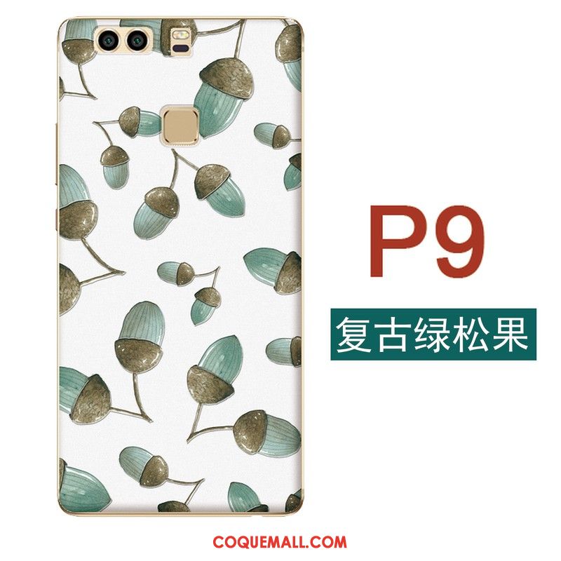 Étui Huawei P9 Jeunesse Silicone Vert, Coque Huawei P9 Téléphone Portable Frais