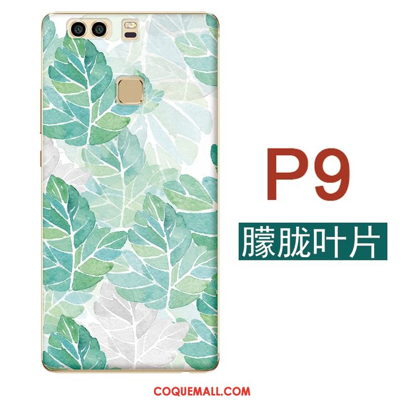 Étui Huawei P9 Jeunesse Silicone Vert, Coque Huawei P9 Téléphone Portable Frais