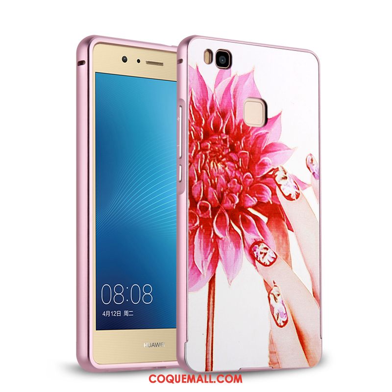 Étui Huawei P9 Lite Border Rouge Jeunesse, Coque Huawei P9 Lite Tendance Téléphone Portable