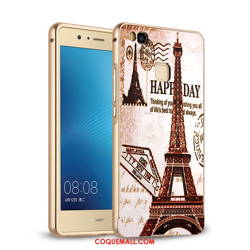 Étui Huawei P9 Lite Border Rouge Jeunesse, Coque Huawei P9 Lite Tendance Téléphone Portable