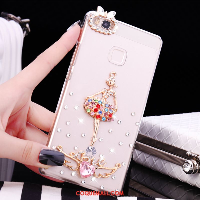 Étui Huawei P9 Lite Jeunesse Petit Tendance, Coque Huawei P9 Lite Téléphone Portable Strass