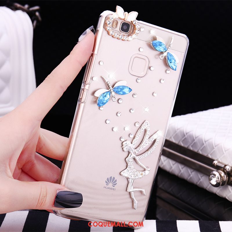 Étui Huawei P9 Lite Jeunesse Petit Tendance, Coque Huawei P9 Lite Téléphone Portable Strass