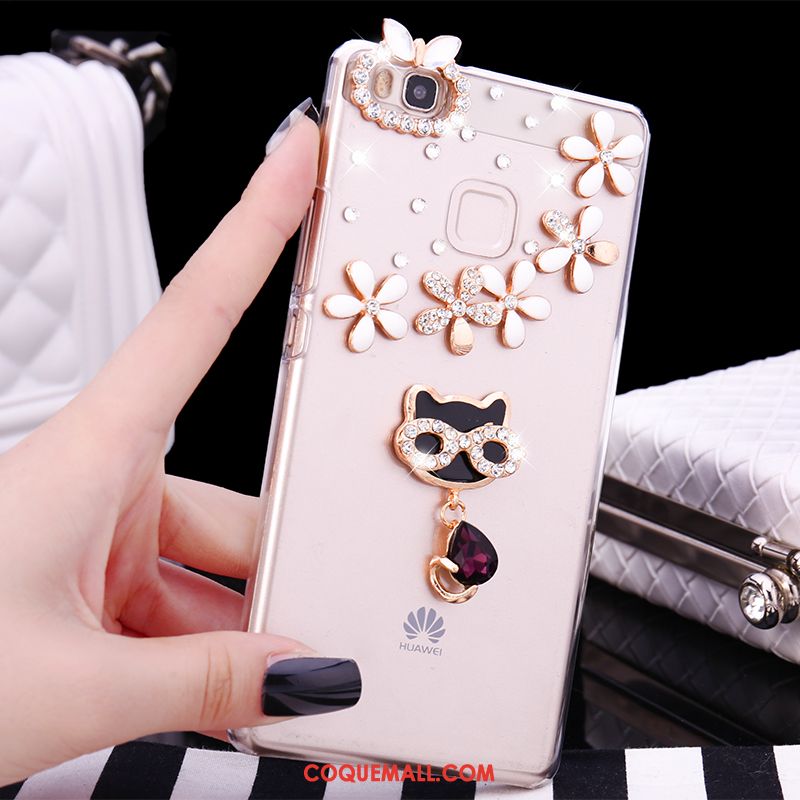 Étui Huawei P9 Lite Jeunesse Petit Tendance, Coque Huawei P9 Lite Téléphone Portable Strass