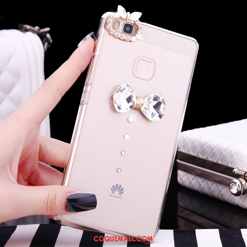 Étui Huawei P9 Lite Jeunesse Petit Tendance, Coque Huawei P9 Lite Téléphone Portable Strass