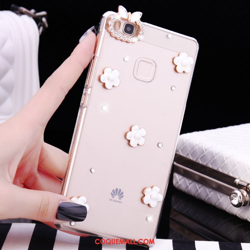 Étui Huawei P9 Lite Jeunesse Petit Tendance, Coque Huawei P9 Lite Téléphone Portable Strass