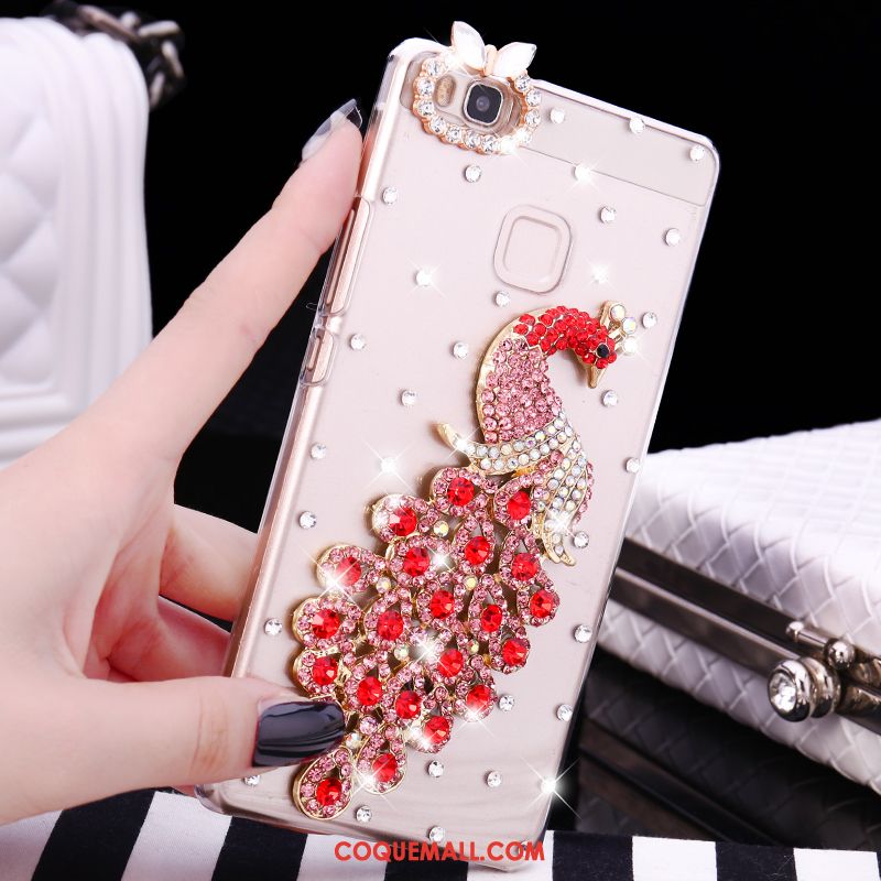 Étui Huawei P9 Lite Jeunesse Petit Tendance, Coque Huawei P9 Lite Téléphone Portable Strass