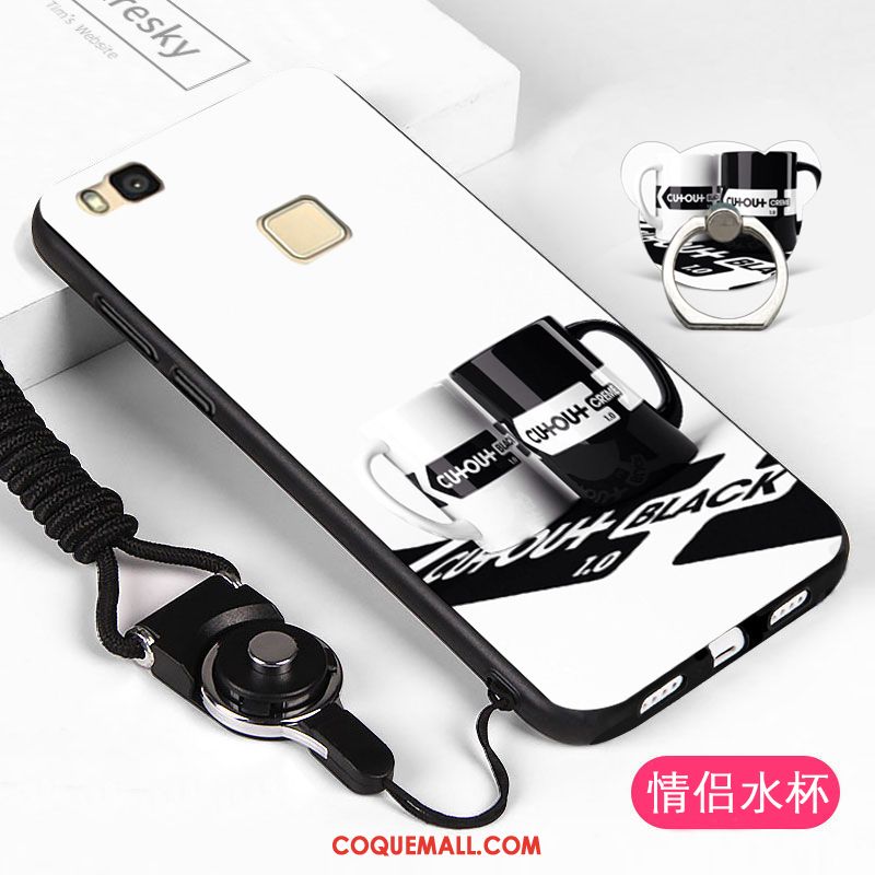Étui Huawei P9 Lite Noir Ornements Suspendus Téléphone Portable, Coque Huawei P9 Lite Protection Jeunesse