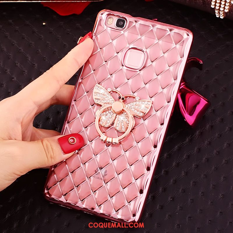 Étui Huawei P9 Lite Or Strass Très Mince, Coque Huawei P9 Lite Silicone Jeunesse