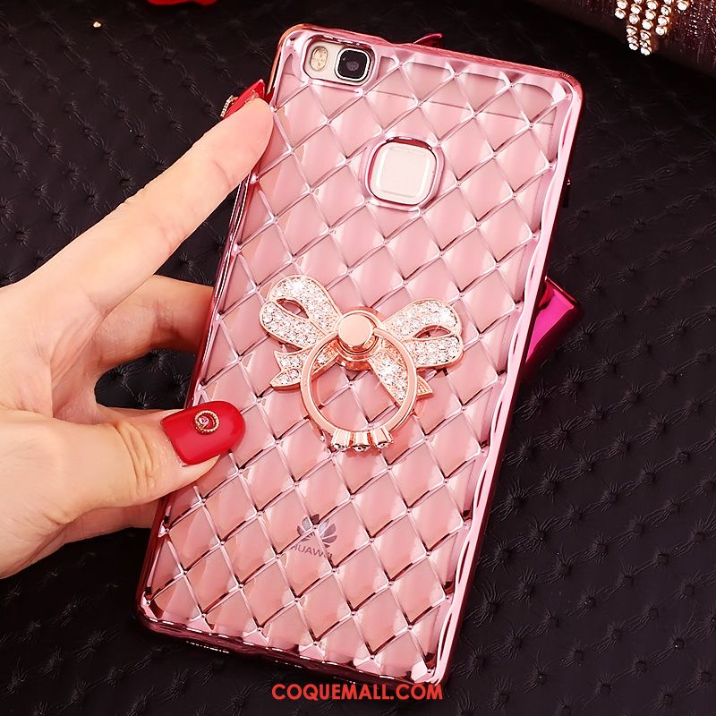 Étui Huawei P9 Lite Or Strass Très Mince, Coque Huawei P9 Lite Silicone Jeunesse