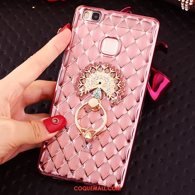 Étui Huawei P9 Lite Or Strass Très Mince, Coque Huawei P9 Lite Silicone Jeunesse