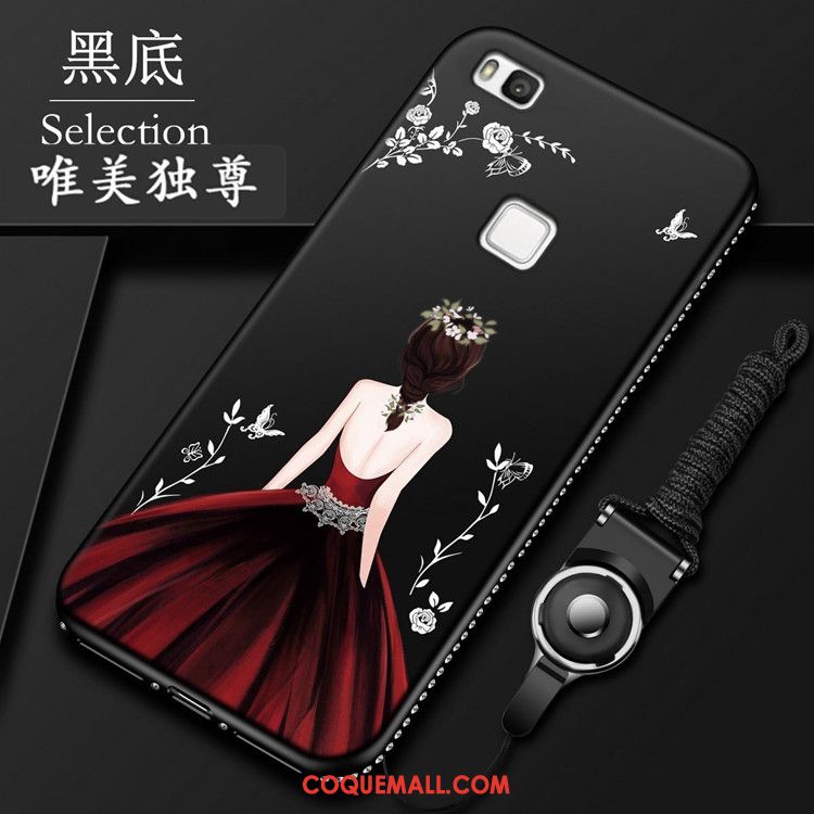 Étui Huawei P9 Lite Ornements Suspendus Jeunesse Rouge, Coque Huawei P9 Lite Protection Strass