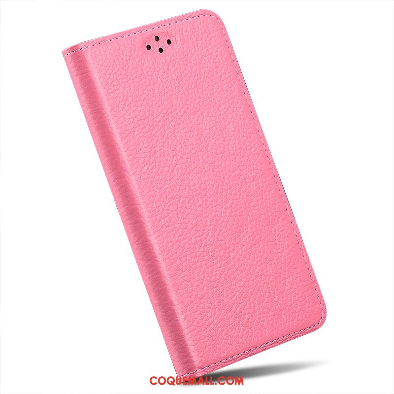 Étui Huawei P9 Lite Protection Incassable Clamshell, Coque Huawei P9 Lite Jeunesse Litchi Braun