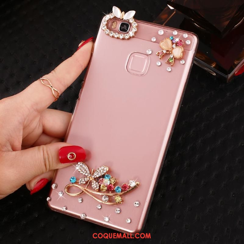 Étui Huawei P9 Lite Transparent Jeunesse Strass, Coque Huawei P9 Lite Téléphone Portable Protection