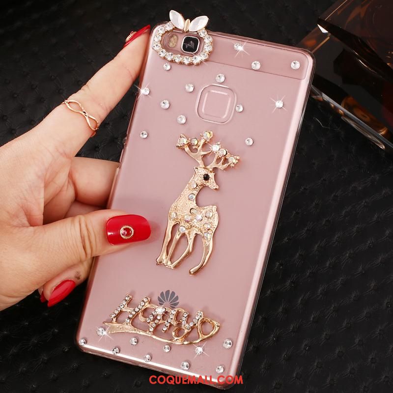 Étui Huawei P9 Lite Transparent Jeunesse Strass, Coque Huawei P9 Lite Téléphone Portable Protection