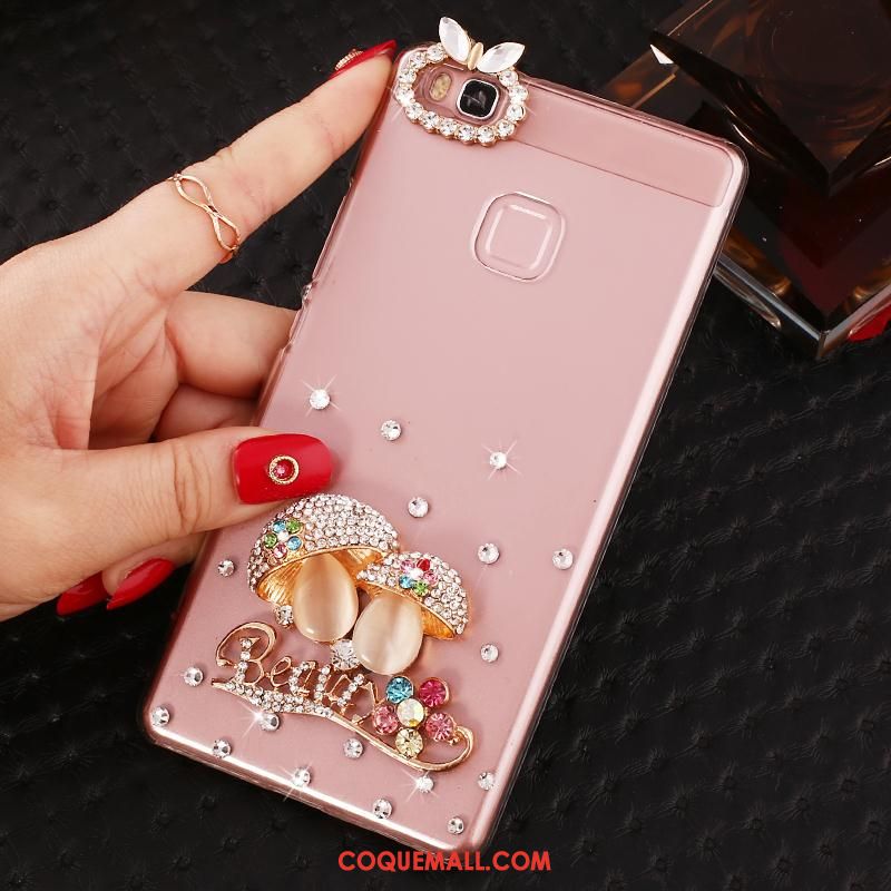 Étui Huawei P9 Lite Transparent Jeunesse Strass, Coque Huawei P9 Lite Téléphone Portable Protection