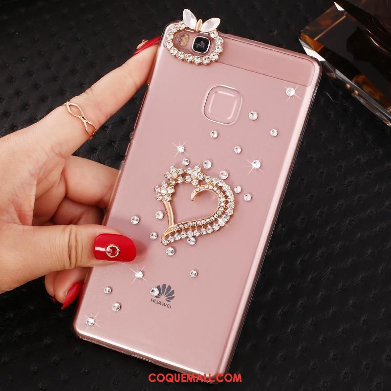 Étui Huawei P9 Lite Transparent Jeunesse Strass, Coque Huawei P9 Lite Téléphone Portable Protection