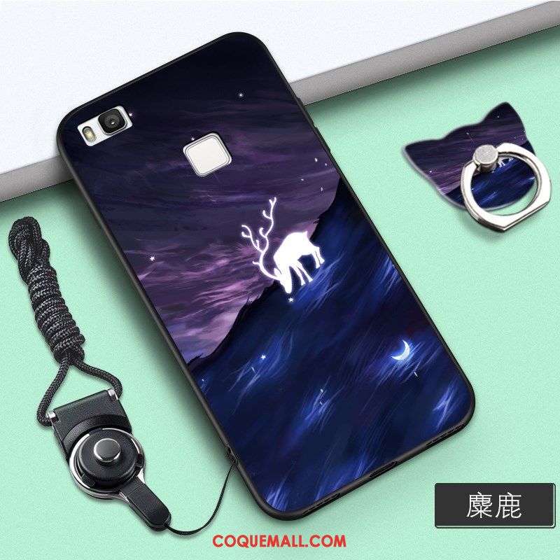 Étui Huawei P9 Lite Téléphone Portable Jeunesse Fluide Doux, Coque Huawei P9 Lite Dessin Animé Ornements Suspendus