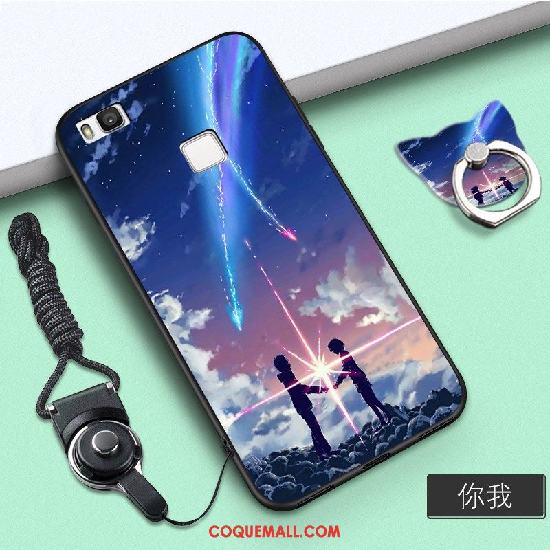 Étui Huawei P9 Lite Téléphone Portable Jeunesse Fluide Doux, Coque Huawei P9 Lite Dessin Animé Ornements Suspendus