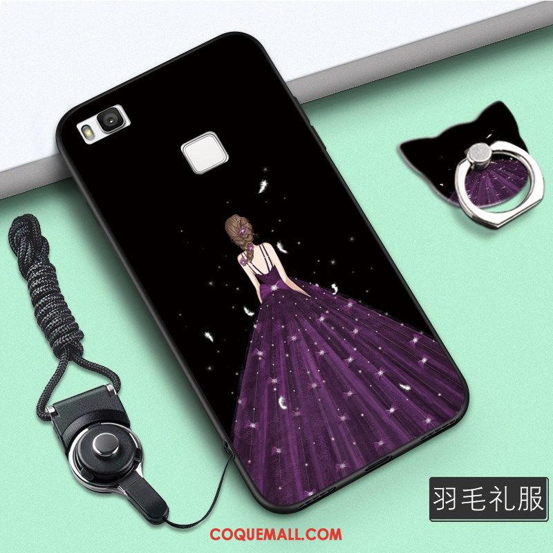 Étui Huawei P9 Lite Téléphone Portable Jeunesse Fluide Doux, Coque Huawei P9 Lite Dessin Animé Ornements Suspendus