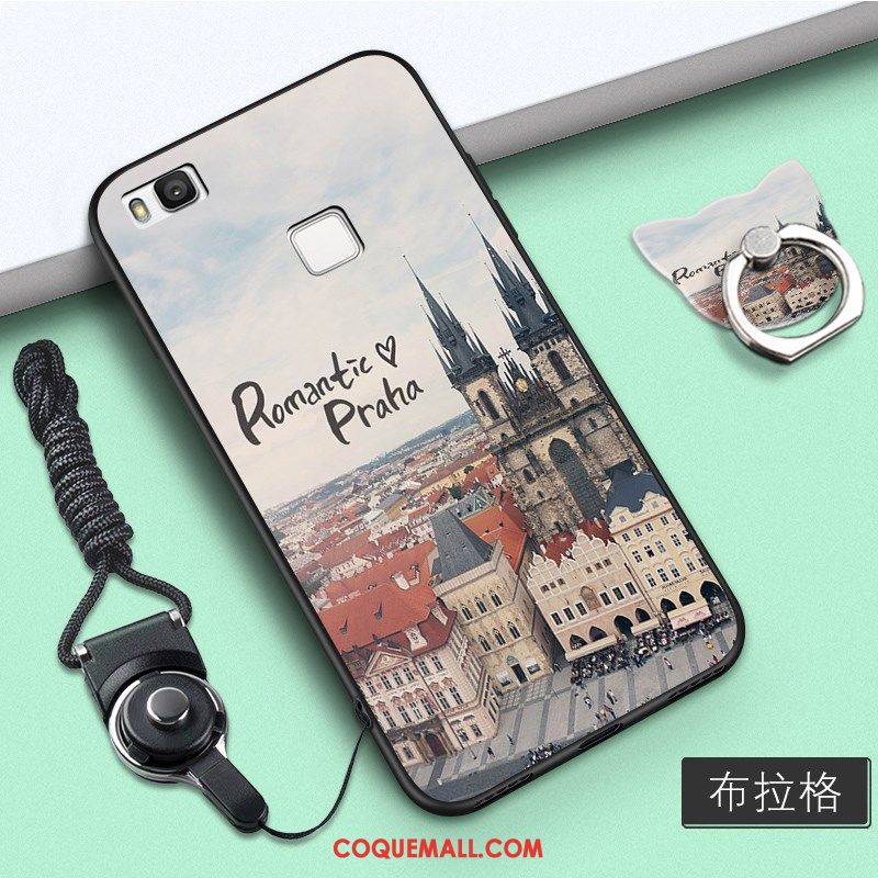 Étui Huawei P9 Lite Téléphone Portable Jeunesse Fluide Doux, Coque Huawei P9 Lite Dessin Animé Ornements Suspendus