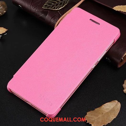 Étui Huawei P9 Lite Étui En Cuir Téléphone Portable Incassable, Coque Huawei P9 Lite Orange Protection