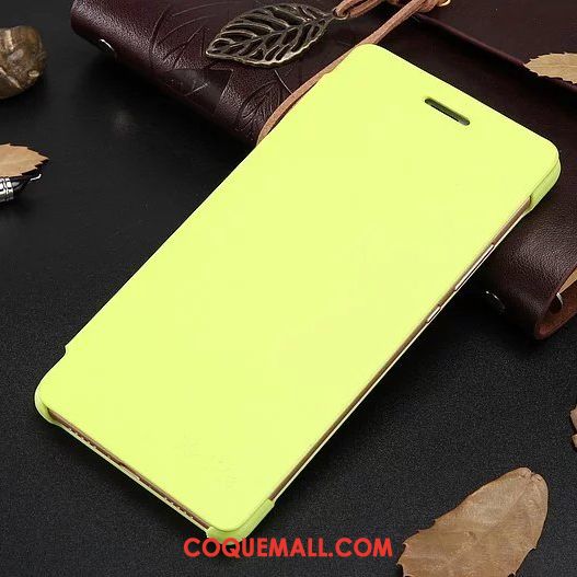 Étui Huawei P9 Lite Étui En Cuir Téléphone Portable Incassable, Coque Huawei P9 Lite Orange Protection