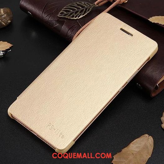 Étui Huawei P9 Lite Étui En Cuir Téléphone Portable Incassable, Coque Huawei P9 Lite Orange Protection